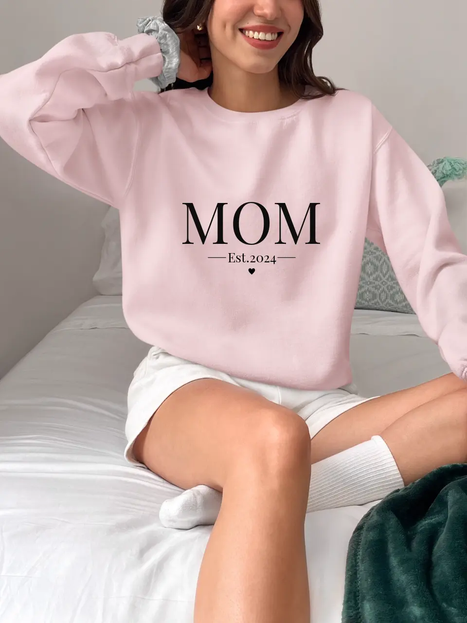 Personalisiertes Langarmshirt "MOM"