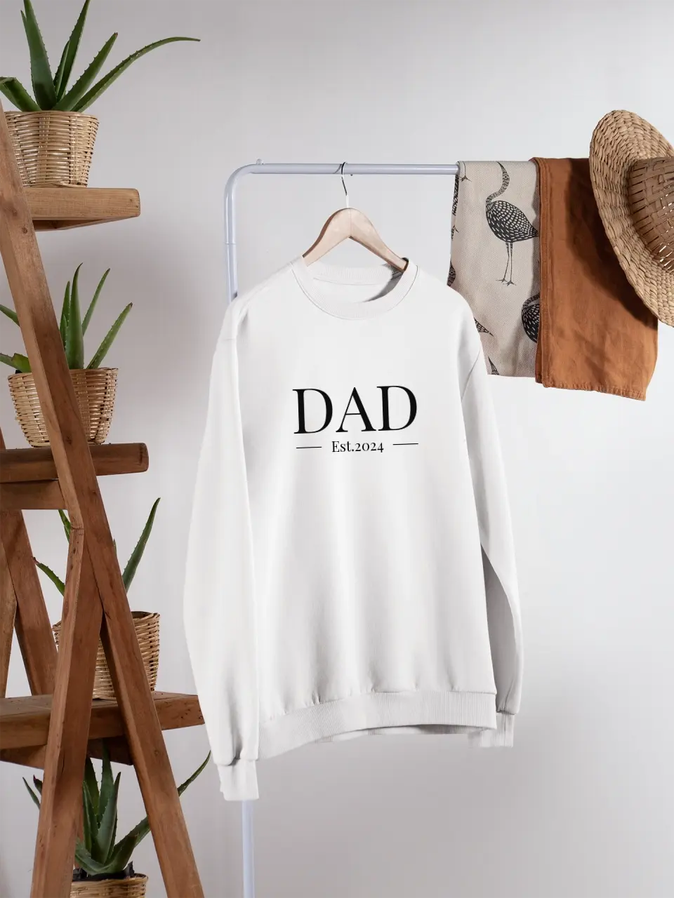 Personalisiertes Langarmshirt "DAD"