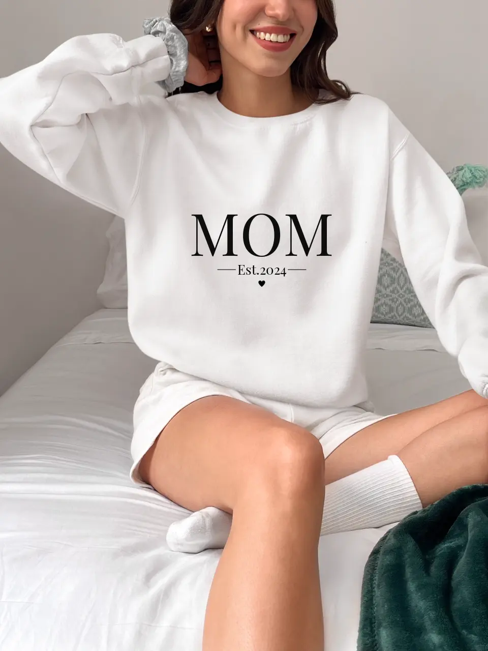 Personalisiertes Langarmshirt "MOM"