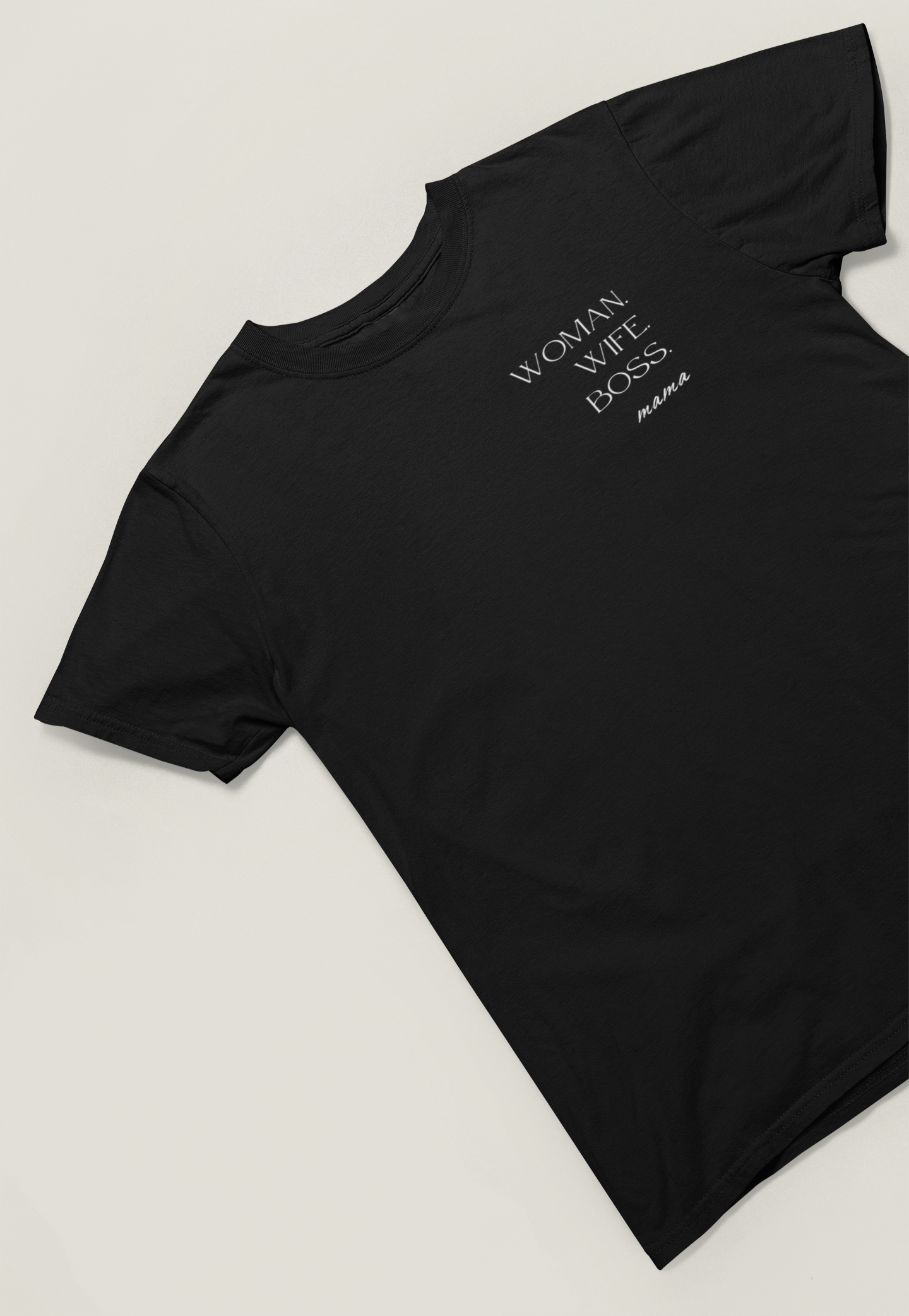 Woman.Wife.Boss Mama Damen T-Shirt