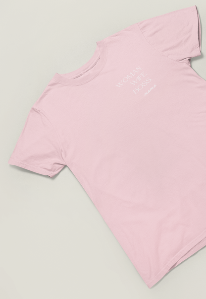 Woman.Wife.Boss Mama Damen T-Shirt