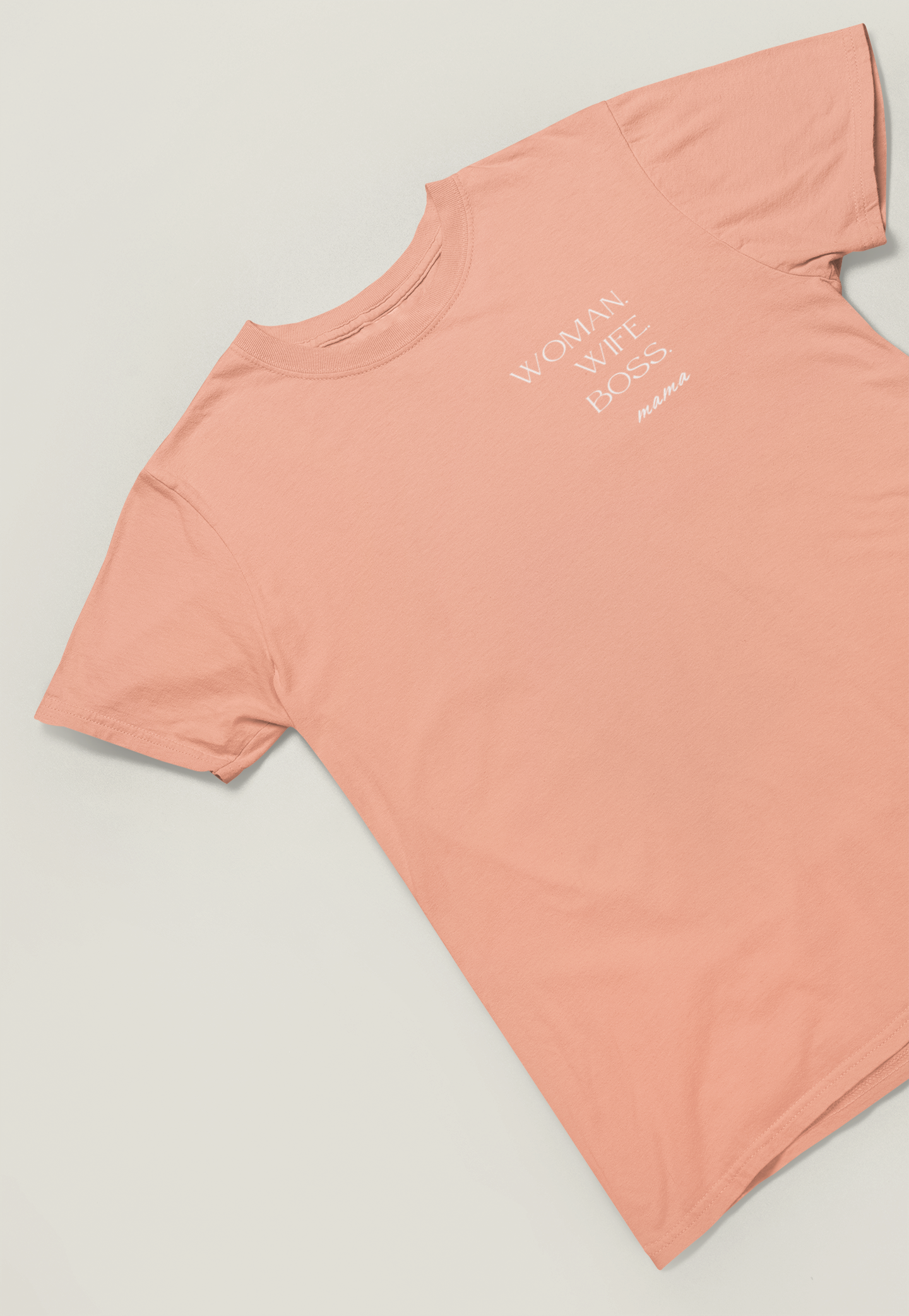Woman.Wife.Boss Mama Damen T-Shirt