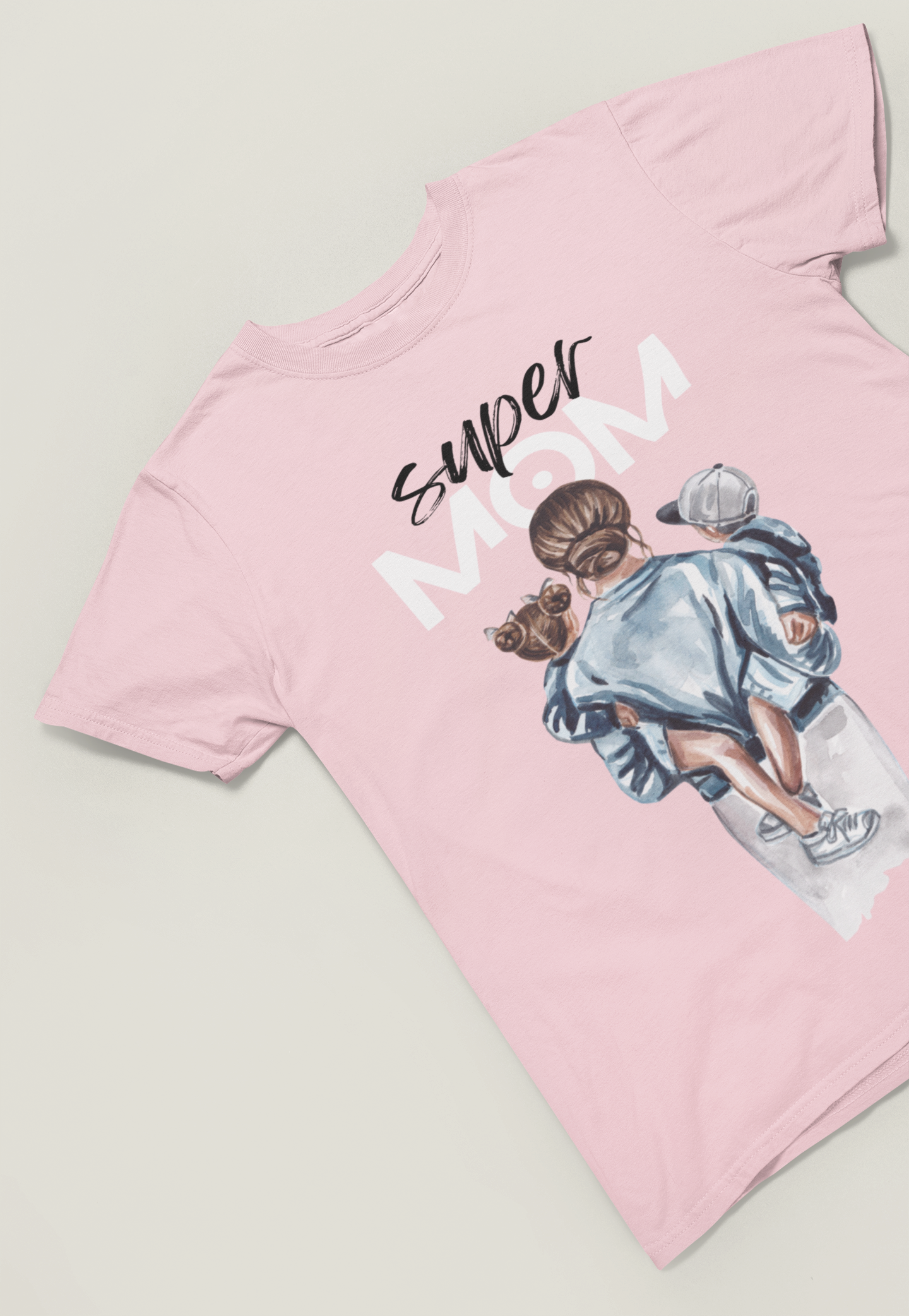 Super Mom Boy & Girl - Damen T-Shirt