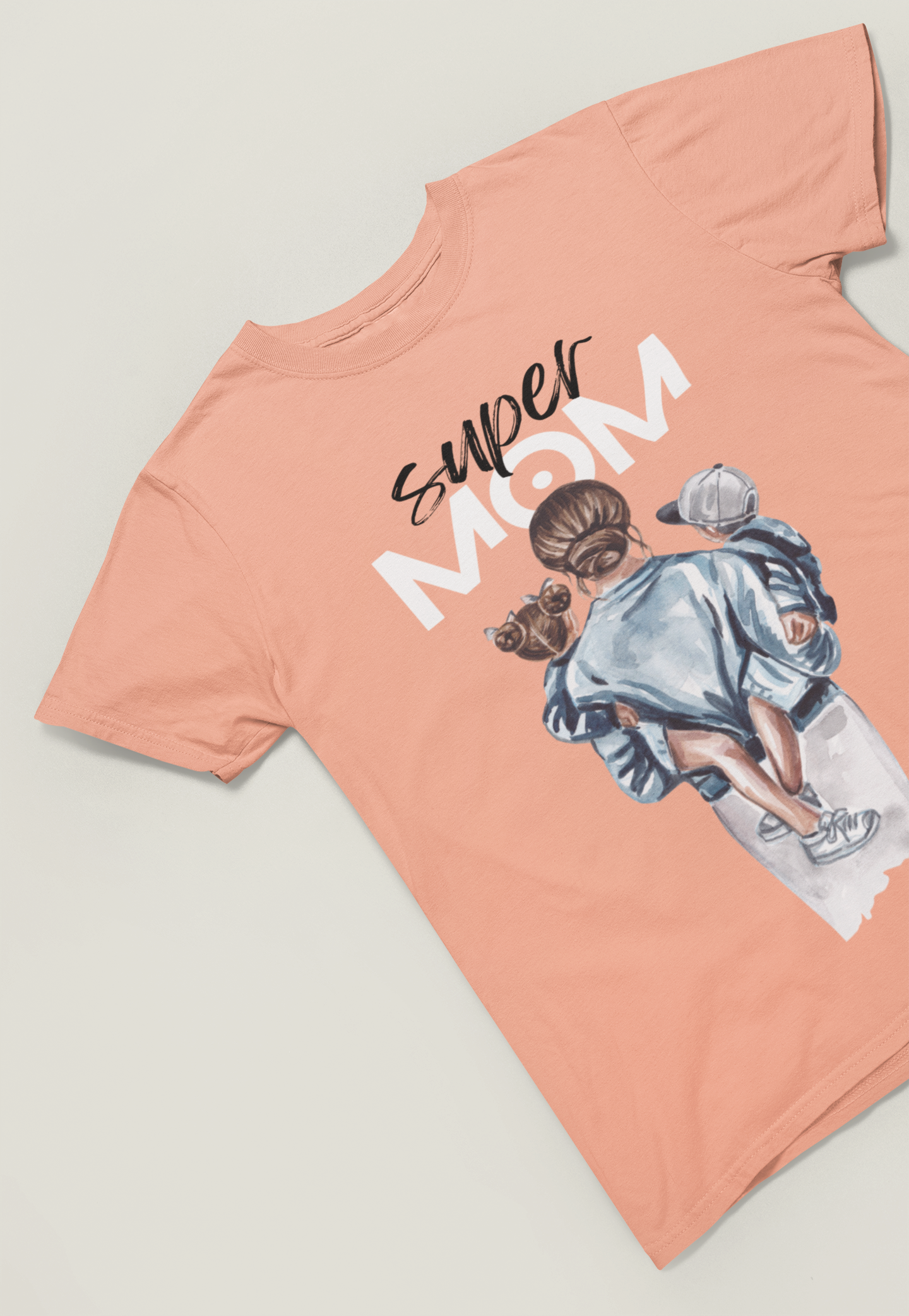 Super Mom Boy & Girl - Damen T-Shirt