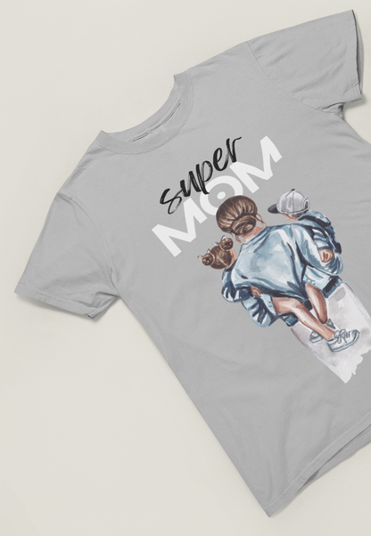 Super Mom Boy & Girl - Damen T-Shirt