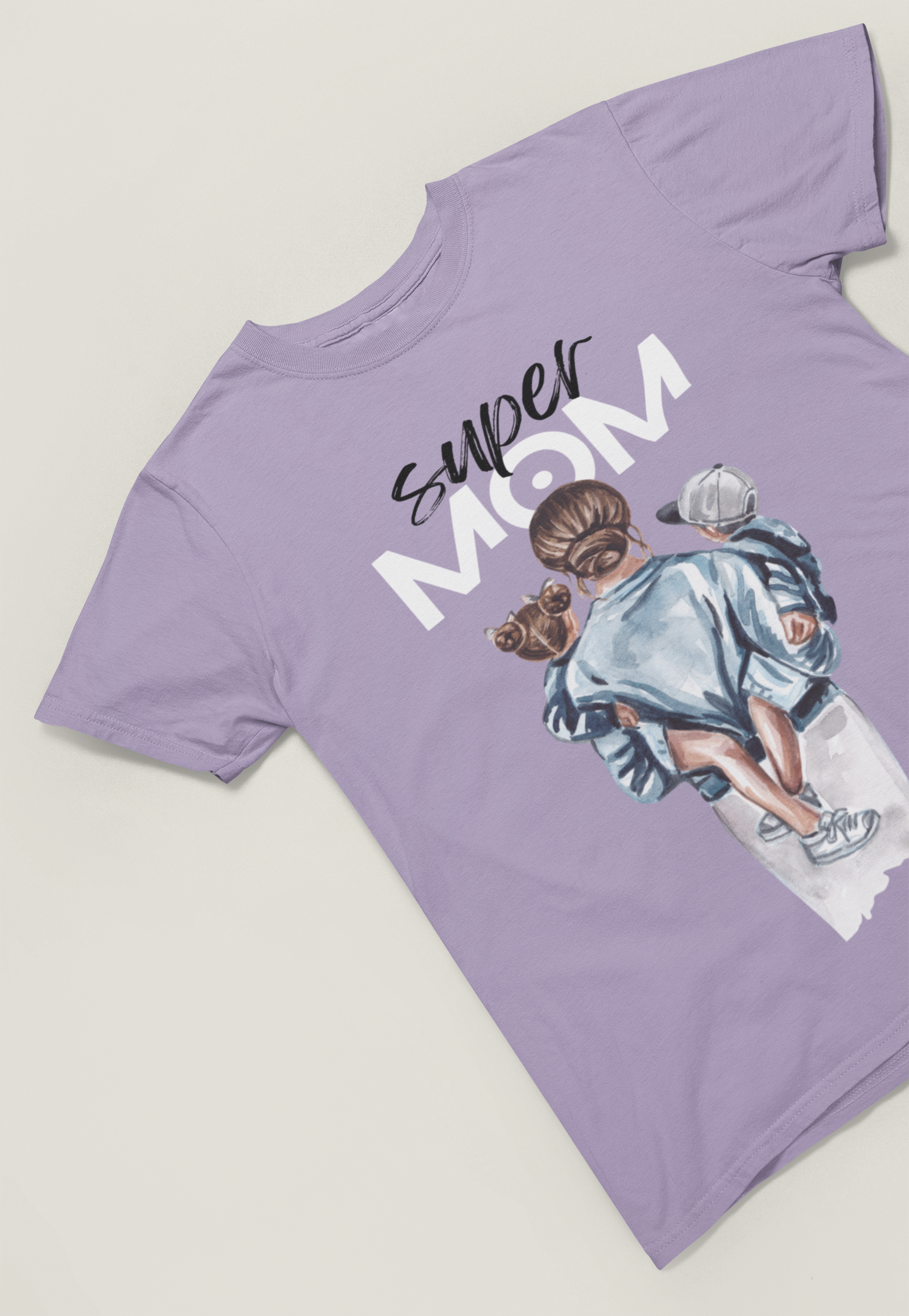 Super Mom Boy & Girl - Damen T-Shirt