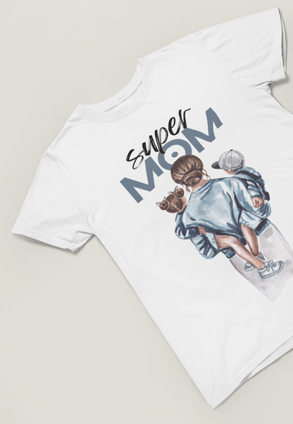 Super Mom Boy & Girl - Damen T-Shirt
