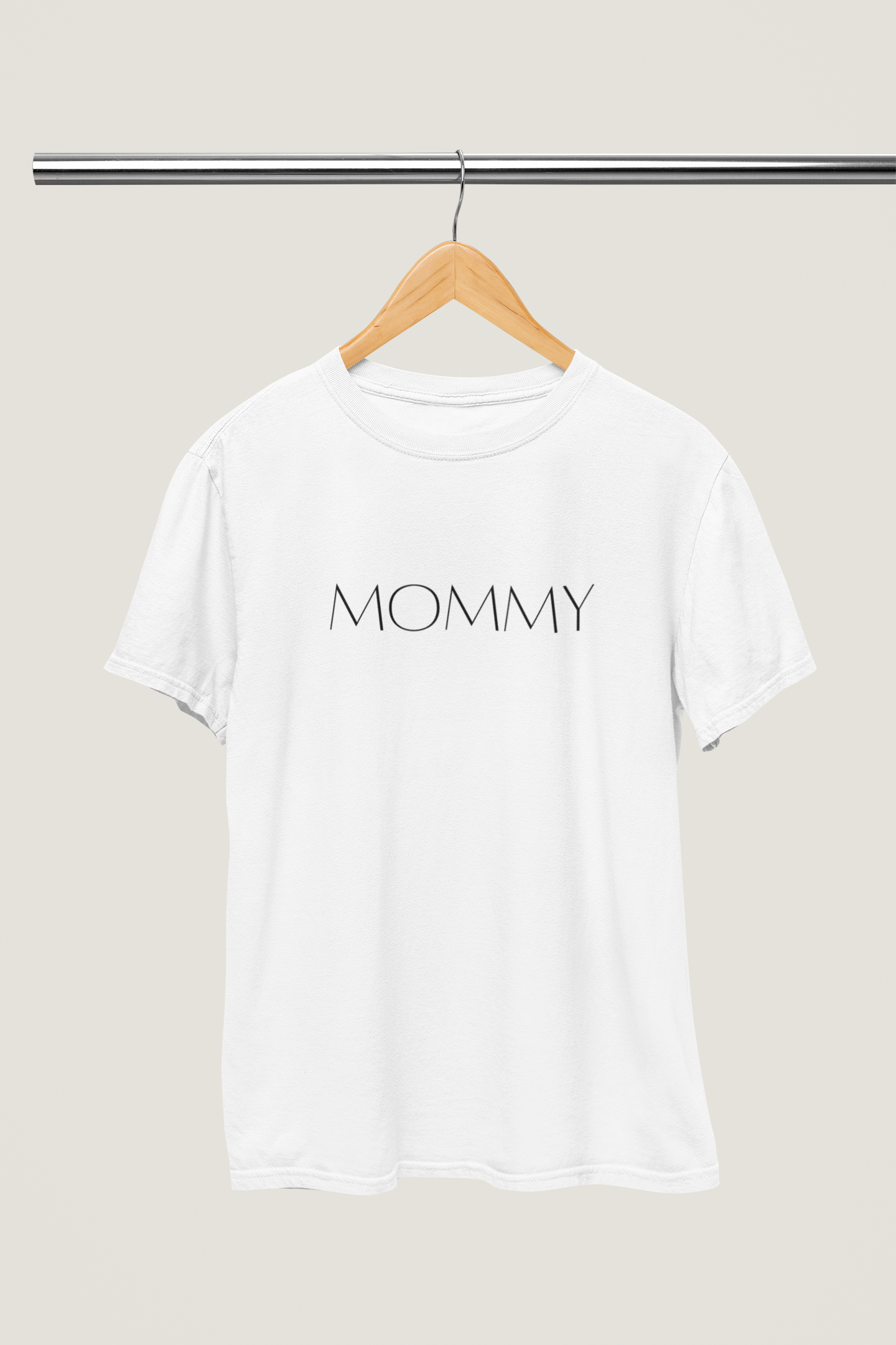 Weißes Mommy - T-Shirt
