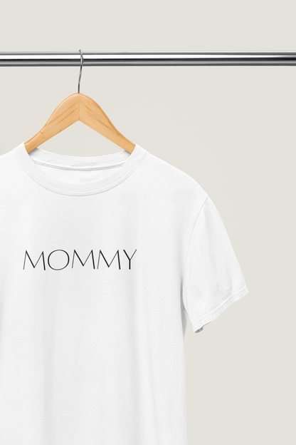 Weißes Mommy - T-Shirt
