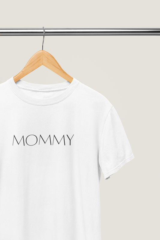 Weißes Mommy - T-Shirt
