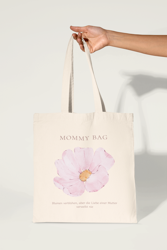 Tote Bag - Mommy Bag Pink Flower