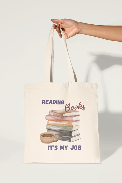 Tote Bag - Reading Books: It's My Job